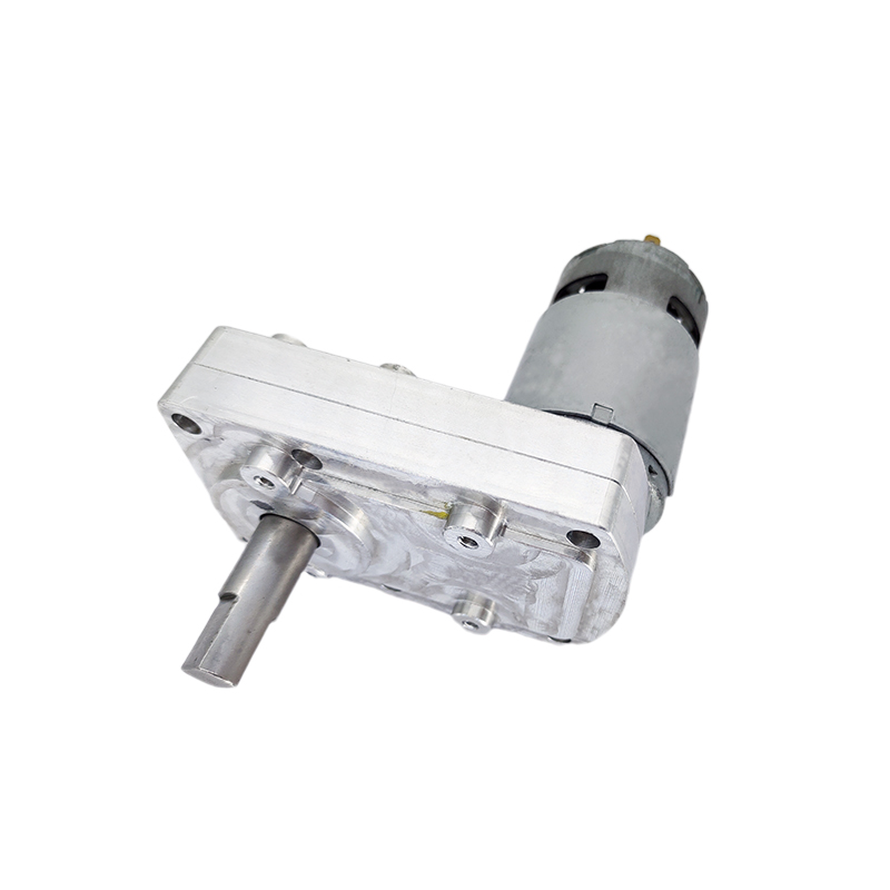 775 vierkante turboworm borstel DC -tandwielmotor